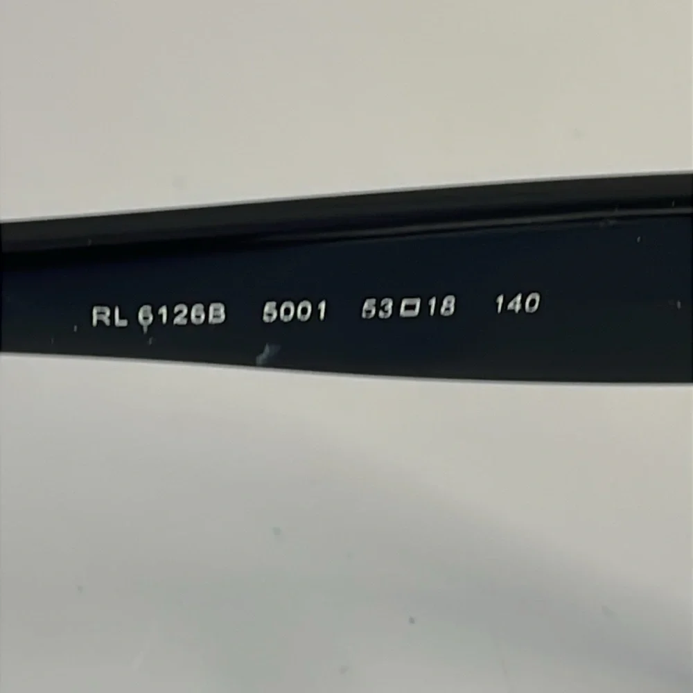 Ralph Lauren eyeglass frames with case. Frames only. Style RL6126B. Color: black